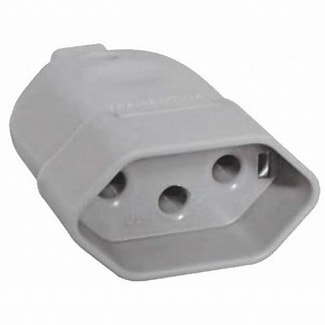 PLUG FEMEA TOMADA 3 PINOS